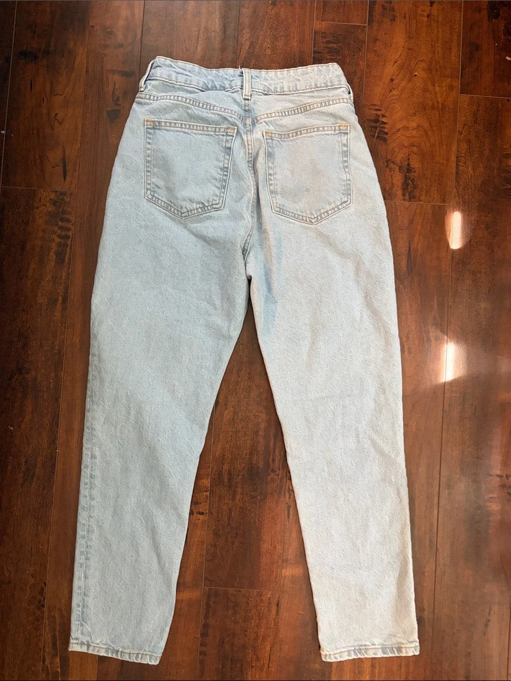 H&M High-Rise Light Blue Jeans